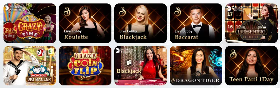 Jeux de casino en direct WILD FORTUNE CASINO