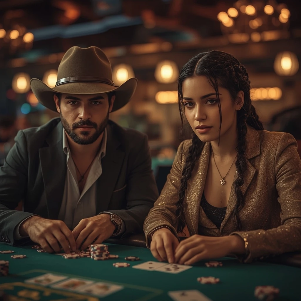 photo de deux joueurs de poker Wild Fortune Casino